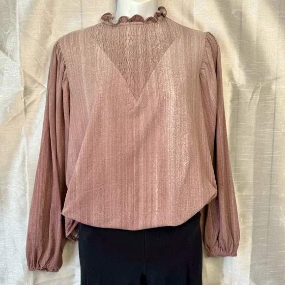 Lularoe Clara Smock Blouse - Picture 4 of 9